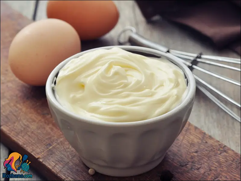 ماسک مو خانگی - ماسک مایونز براي نرمي و لطافت