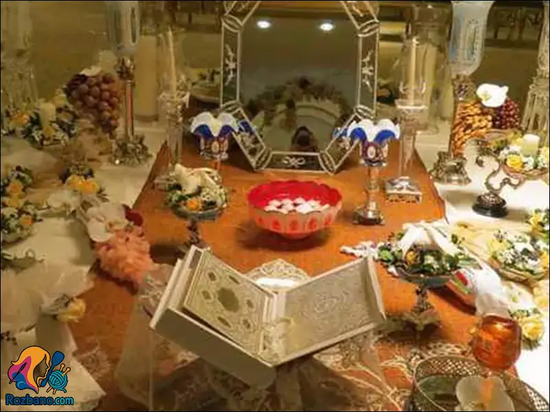 مدل تزیین سفره عقد ایرانی به سبک سنتی