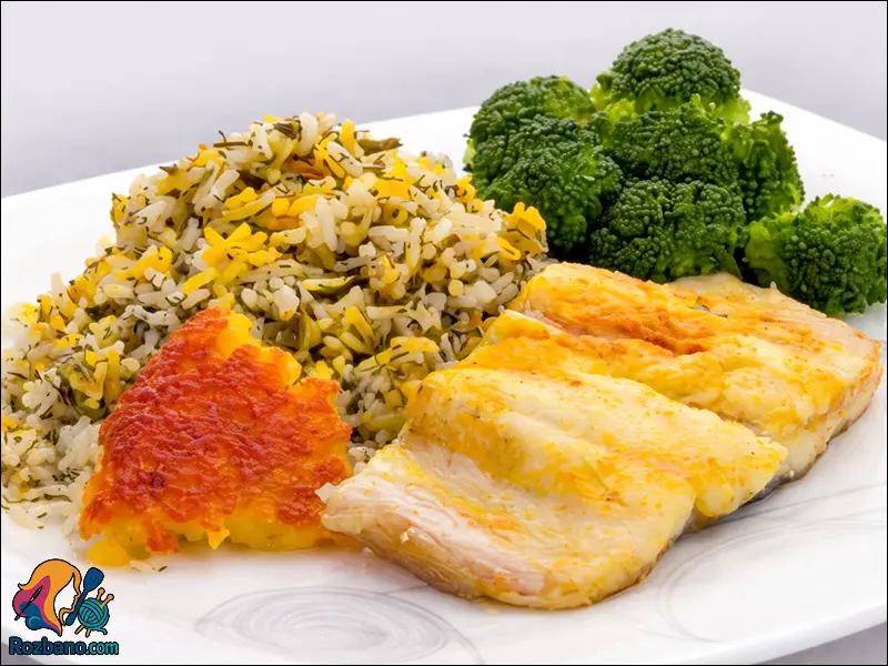 آموزش سبزی پلو ماهی هندی خوشمزه و مجلسی