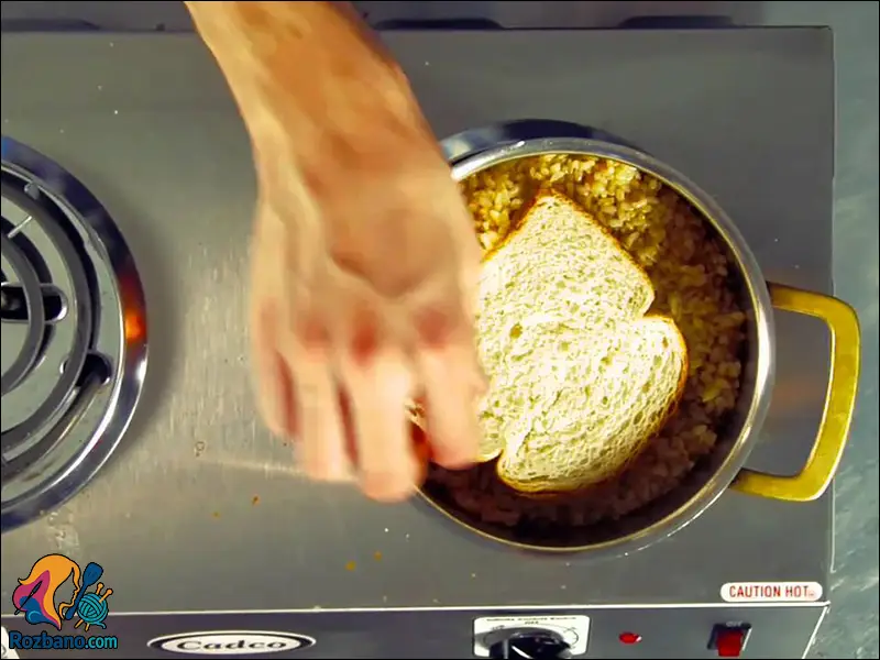 نکات خانه داری - رفع بوی سوختگی برنج با روش بسیار ساده