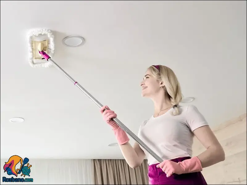 نکات خانه داری - تمیز کردن دیوار و سقف آشپزخانه های کوچک