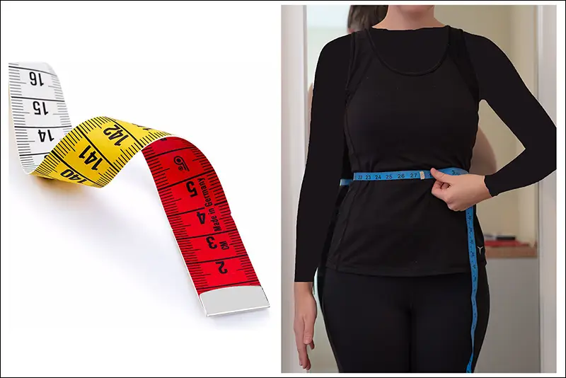 آموزش راهنمای اندازه گیری سایز لباس زنانه در خانه