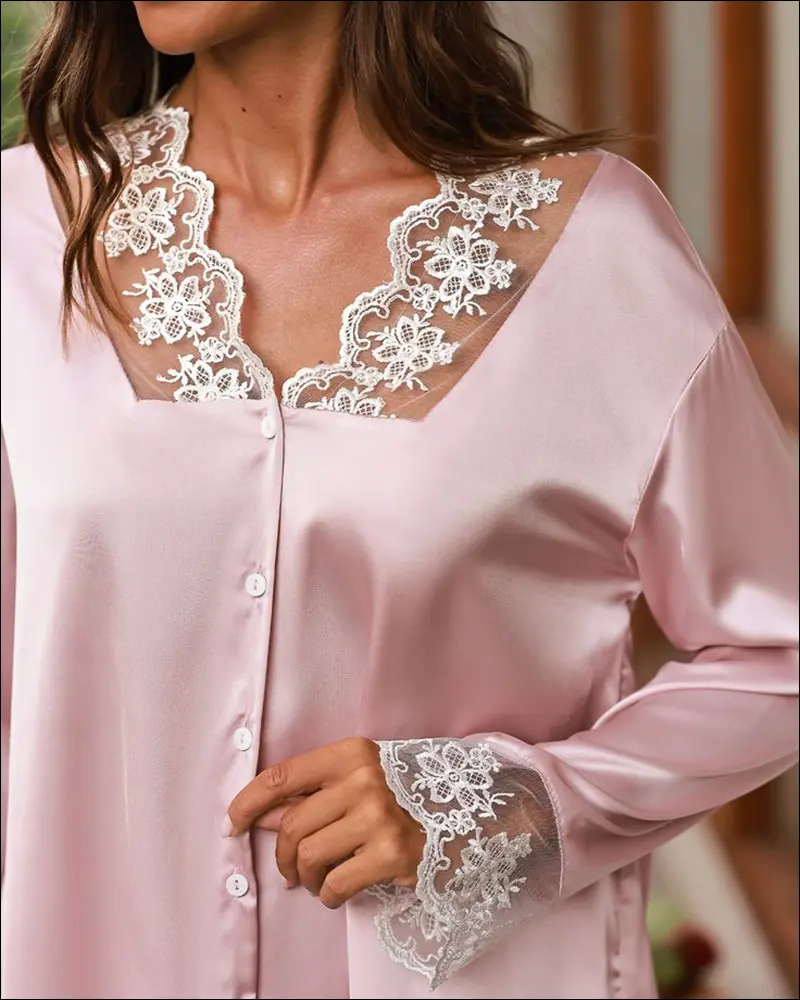 لباس خواب گیپوری (Guipure Sleepwear)