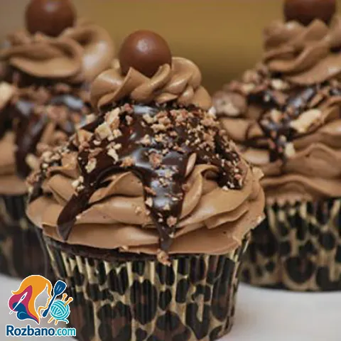 آموزش مافین چیز کیک شکلاتی خوشمزه و مجلسی