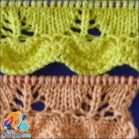 بافت دالبری ژور ساده و زیبا مخصوص حاشیه کار