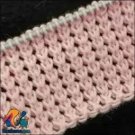 بافت گره پفکی شیک برای لباس و اکسسوری بافتنی