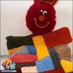 آموزش بافت فرشینه فانتزی با قلاب به همراه فیلم فارسی