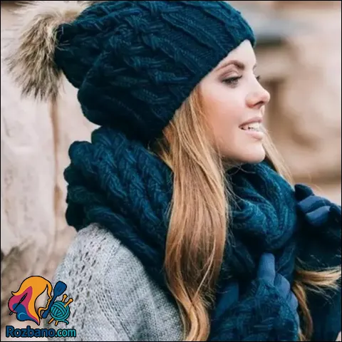 آموزش بافت کلاه مدل پیچ نخ کش با دومیل و قلاب