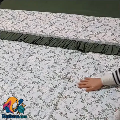 تبدیل پتوهای قدیمی به روتختی در خانه با هزینه کم