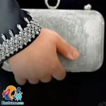آموزش دوخت حاشیه آستین مانتو با منجوق و کریستال در خانه