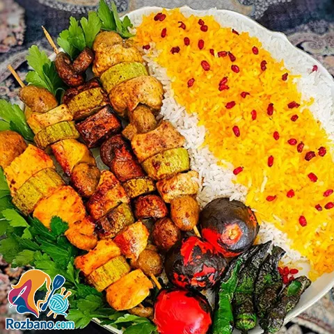 جوجه کباب بدون منقل و فر در خانه با طعم عالی