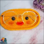 آموزش بافت جا عینکی قلاب بافی شیک و کاربردی برای میز