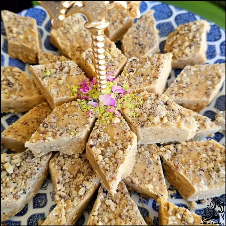 آموزش تهیه حلوا خشک آملی با دستور خانگی