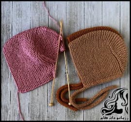 بافتنی و آموزش بافت کلاه نوزادی - Baby20hat20texture 01