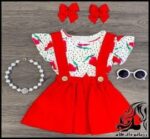رسم الگو خیاطی تاپ دامن مستطیلی کودک مخصوص مبتدی ها - Baby20rectangular20skirt20top 07