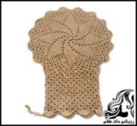 بافتنی و آموزش بافت لیف حمام طرح گل ابریشم - Bath20towel20comic20silk20flower20design 04