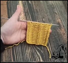 بافتنی و آموزش بافت یک مدل بافت خوشگل و جدید - Beautiful20and20new20texture20model20tutorial 01