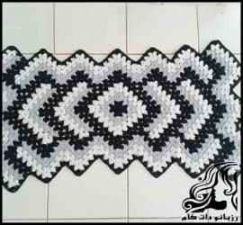 آموزش تصویری و گام به گام بافت پادری زیبا و شیک - Beautiful20antique20texture20training 27