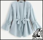 خیاطی و آموزش رسم الگو خیاطی مانتو آستین زنگوله ای - Bell20sleeve20coat 14