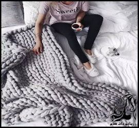 آموزش بافت پتو در 45 دقیقه - Blanket texture with yarn 12 compressor