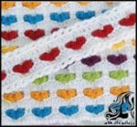 بافتنی و آموزش بافت پتو به همراه نقشه - Blanket20texture20with20map 03