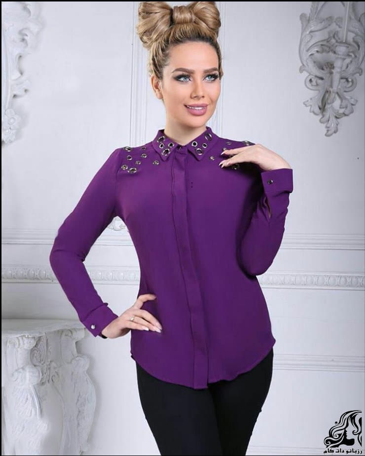 عکس مدل شومیز حریر دخترانه و زنانه