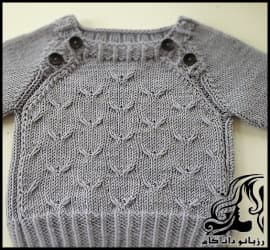 بافتنی و آموزش بافت پلیور پسرانه - Boy20sweater20texture 01