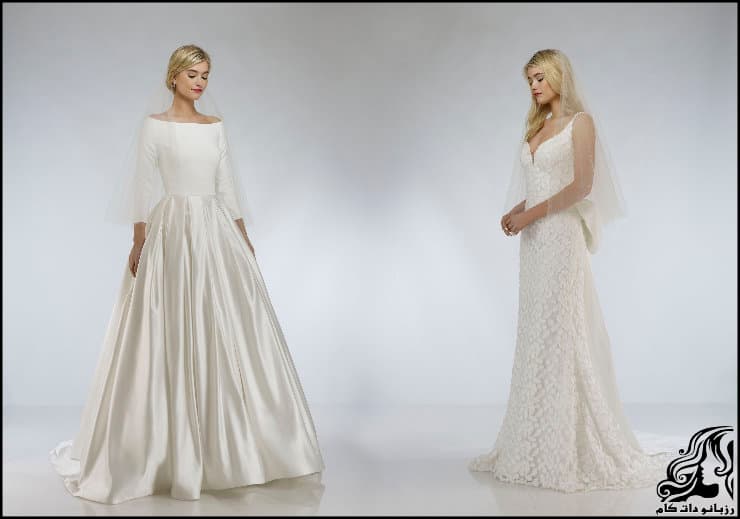 مدل لباس عروس دنباله دار یا بدون دنباله