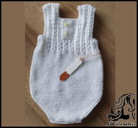 بافتنی و آموزش بافت سرهمی زیر دکمه دار برای کودک 3 تا 12 ماهه - Button20underwear20for20baby 09