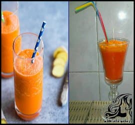 آموزش ساخت شمع به شکل لیوان پر از آب هویج - Carrot20juice20pile 07