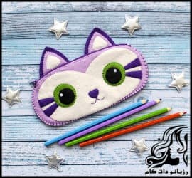 آموزش ساخت جامدادی گربه ای - Cat20pencil20case 08