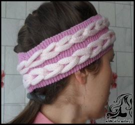 آموزش بافت هدبند مدل زنجیره ای - Chain model headband 13 compressor