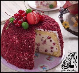 طرز تهیه شارلوت انار یک دسر عالی برای شب یلدا به همراه فیلم - Charlotte20Pomegranate 02