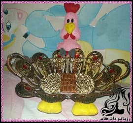 آموزش ساخت سبد نان ست مرغ برای تزیین آشپزخانه - Chicken20Bread20Basket 12
