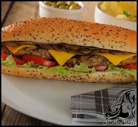 طرز تهیه ساندویچ مرغ و قارچ خانگی - Chicken20and20mushroom20sandwich 02