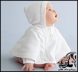 آموزش بافت شنل کلاه دار بچگانه - Children cape with hood 06 compressor