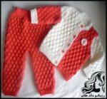 آموزش بافت شلوار بچگانه با طرح لانه زنبوری - Children20trousers20texture 05