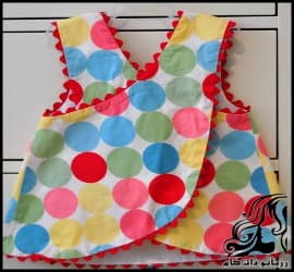 خیاطی و آموزش رسم الگو خیاطی بلوز لنگی بچگانه - Childrens20blouse20tailoring20tutorial 05