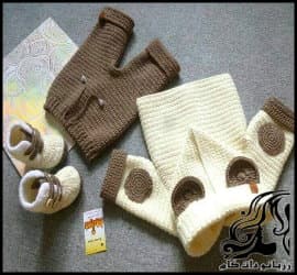 بافتنی و آموزش بافت شلوار بچه گانه قلاب - Childrens20crochet20pants 01