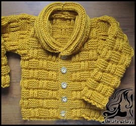 بافتنی و آموزش بافت ژاکت پسرانه - Childrens20jacket 06