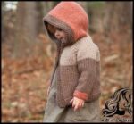 بافتنی و آموزش بافت سوئیشرت کلاهدار بچه گانه - Childrens20sweater20texture 01
