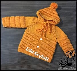 بافتنی و آموزش کامل بافت سوییشرت کودک مدل کشباف تودلی - Childrens20sweatshirt20Todli20knit20model 01