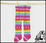 بافتنی و آموزش بافت جوراب شلواری بچه گانه - Childrens20tights 01
