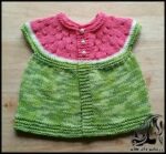 آموزش بافت سارافون بچگانه مدل هندوانه مخصوص شب یلدا - Childrens20watermelon20sarafan20model 02