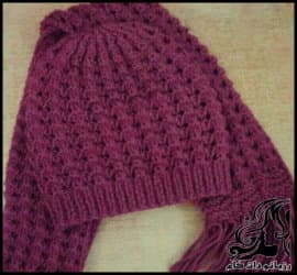 بافتنی و آموزش بافت کلاه و شالگردن شکلاتی - Chocolate20hat20and20scarf 01