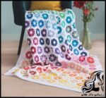 بافتنی و آموزش بافت پتو نوئل به همراه نقشه - Christmas20blanket20texture 19