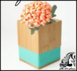 آموزش تصویری ساخت گل داوودی - Chrysanthemum 08