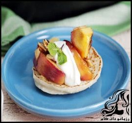 طرز تهیه پنکیک نارگیلی با سس میوه - Coconut pancakes with fruit sauce 01 compressor