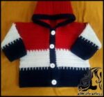 بافتنی و آموزش گام به گام بافت سوئیشرت پسرانه شیک و زیبا - Color20crochet20sweater 09