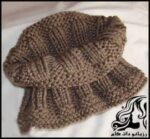 بافتنی و آموزش بافت شالگردن یقه اسکی ستونی - Column20ski20collar20scarf20texture 02
